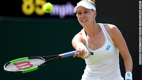 Alison Riske of the United States beat world No.1 Ash Barty in the fourth round at Wimbledon. 