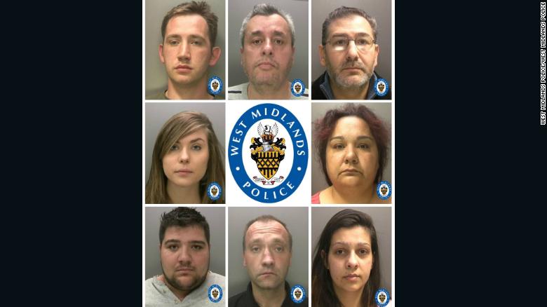 A Polish human trafficking gang operating in the UK has been sentenced to more than 55 years in jail.