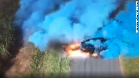 July 2019: Gender reveal party goes wrong as car bursts into flames 