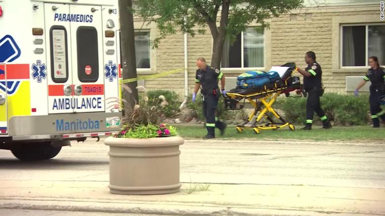 Dozens of people have been taken to the hospital after a carbon monoxide leak at a Super 8 Motel in Winnipeg, Canada. 