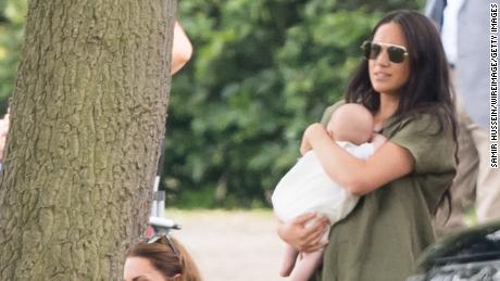 Meghan brings baby Archie to watch Harry and William play polo