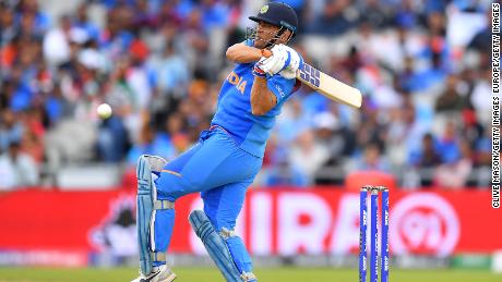 MS Dhoni provided some stability for India during the run chase.