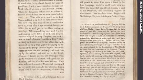 Pages from &quot;An enquiry into the truth of the tradition concerning the Discovery of America, By Prince Madog ab Owen Gwynedd, about the year, 1170,&quot; by historian John Williams, published in 1791.