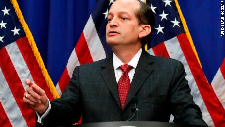 Alex Acosta defends role in Epstein sexual abuse scandal