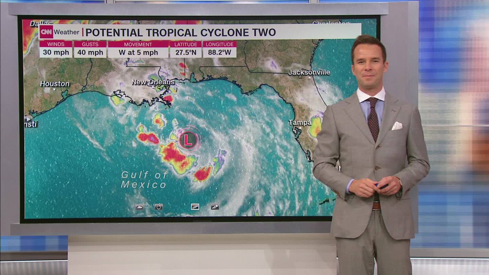 Tropical Storm Barry To Form In Gulf Of Mexico Today Cnn Video