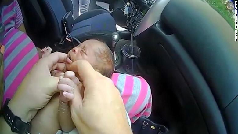 Deputy saves 12-day-old baby's life during traffic stop