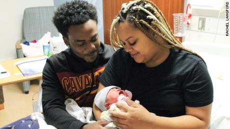 This baby was born on 7-Eleven Day at 7:11 pm, weighing 7 pounds and 11 ounces