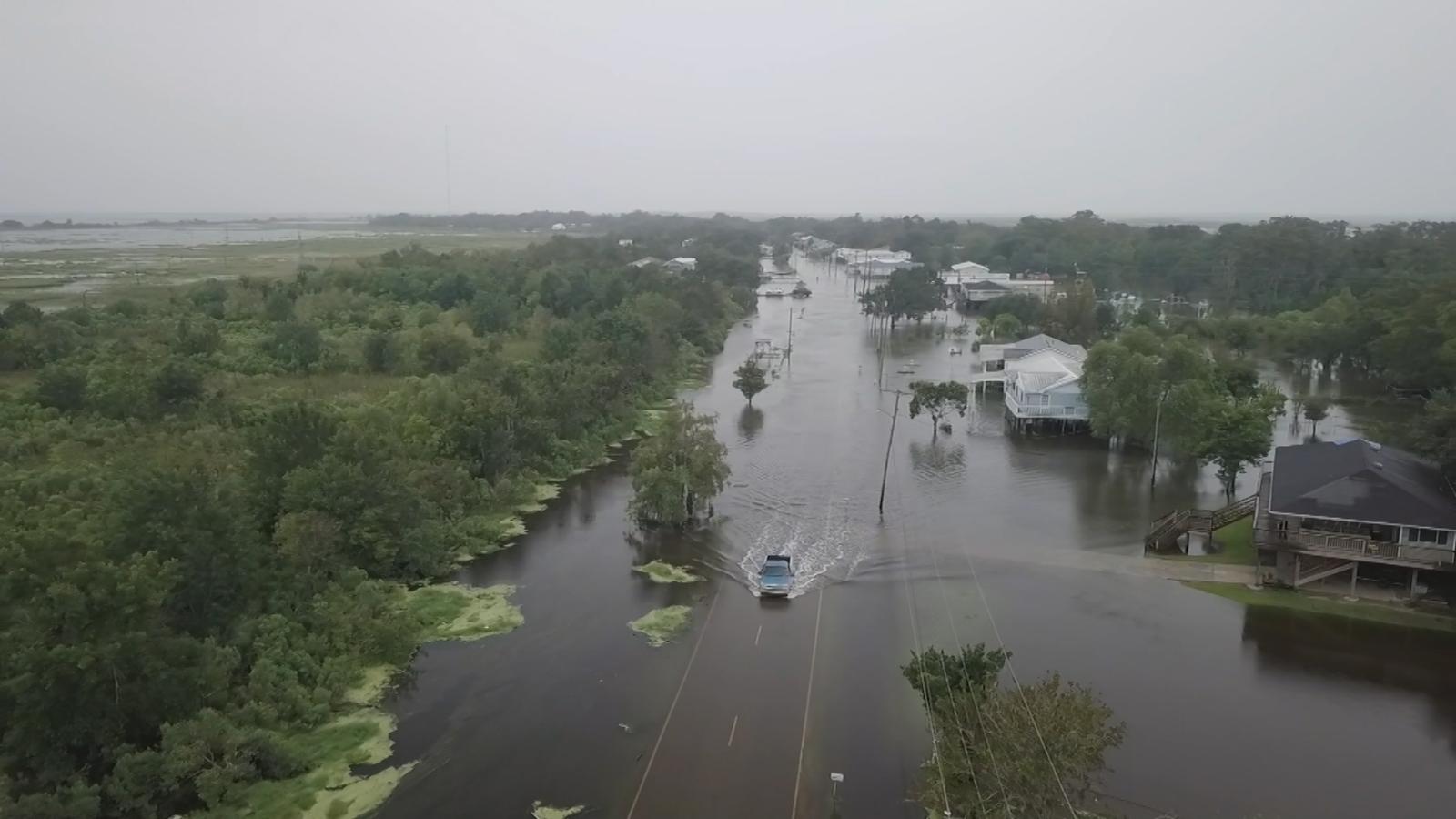 Barry Leaves Behind Floodwaters And Stranded Residents - CNN Video