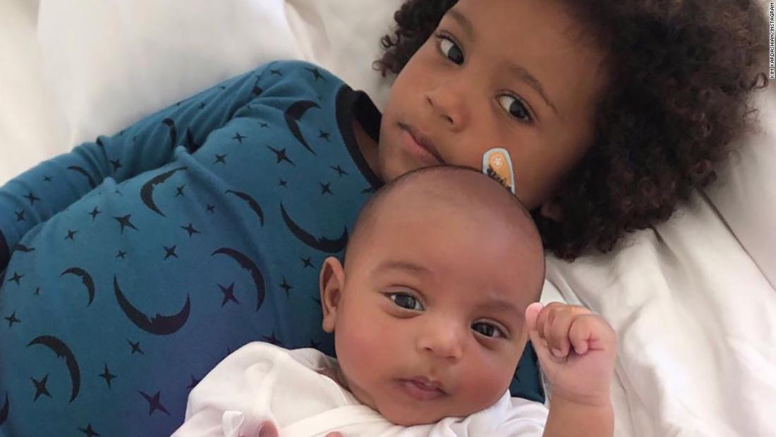 Kim Kardashian West Shares Saint And Psalm Photo Cnn 5046