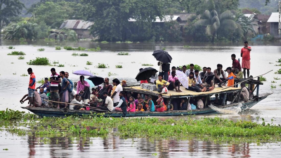 More than 100 dead and 6 million affected by flooding across South Asia