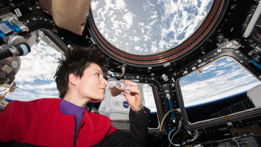 Astronaut Samantha Cristoforetti drank the first authentic espresso in microgravity aboard the International Space Station in 2015. The Italian Space Agency developed an espresso machine called the ISSpresso, along with a microgravity coffee cup, in collaboration with Argotec and Lavazza. It served espressos for 32 months.