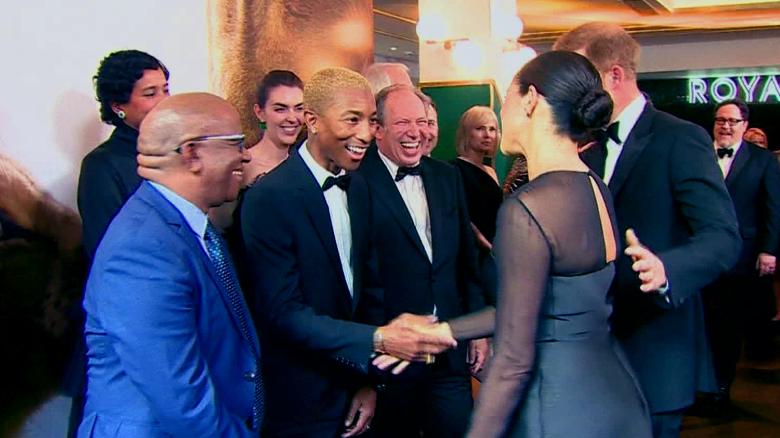 Hear what Pharrell had to say to the Duchess of Sussex