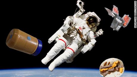 Comida flotante: la historia de comer en el espacio