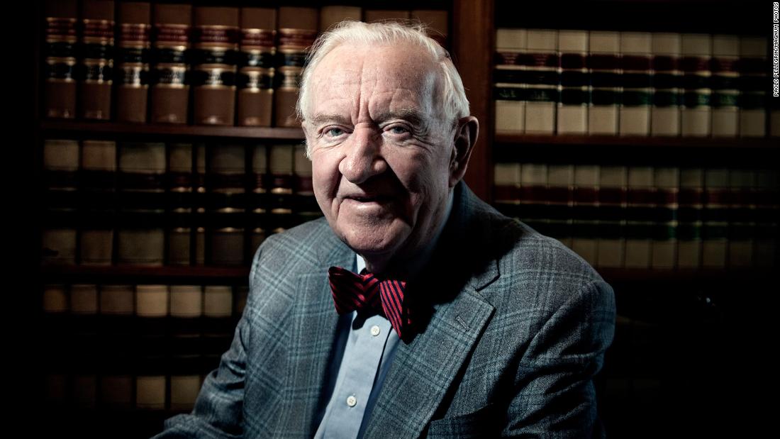Justice John Paul Stevens poses for a portrait in 2010.