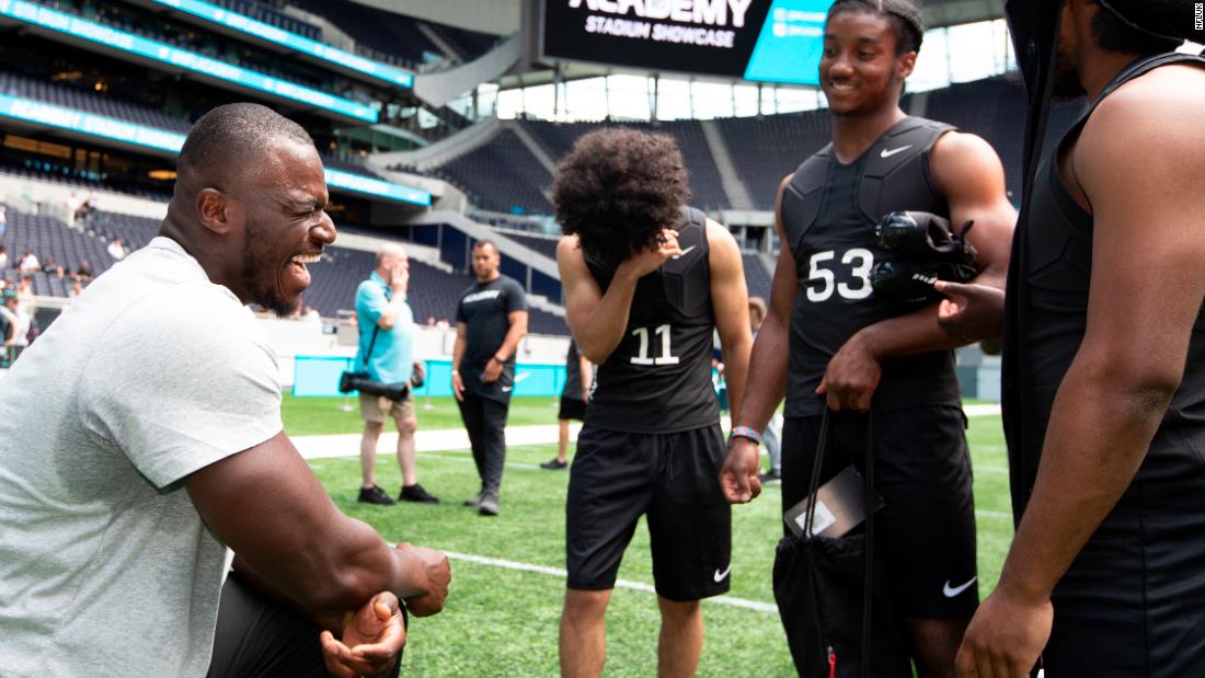 A recent trial in London hosted 150 teenagers attempting to win a place for the inaugural year of the NFL Academy. 