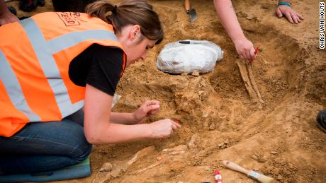 Human remains and musket balls found at battle site marking Napoleon Bonaparte&#39;s final defeat
