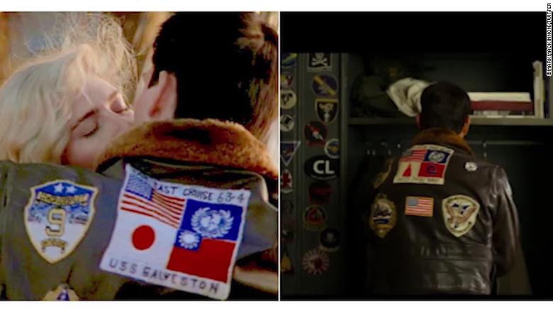 'Top Gun' cuts Taiwan flag from Tom Cruise's jacket