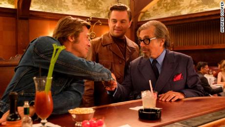 Brad Pitt, Leonardo DiCaprio and Al Pacino in &#39;Once Upon a Time ... in Hollywood&#39;