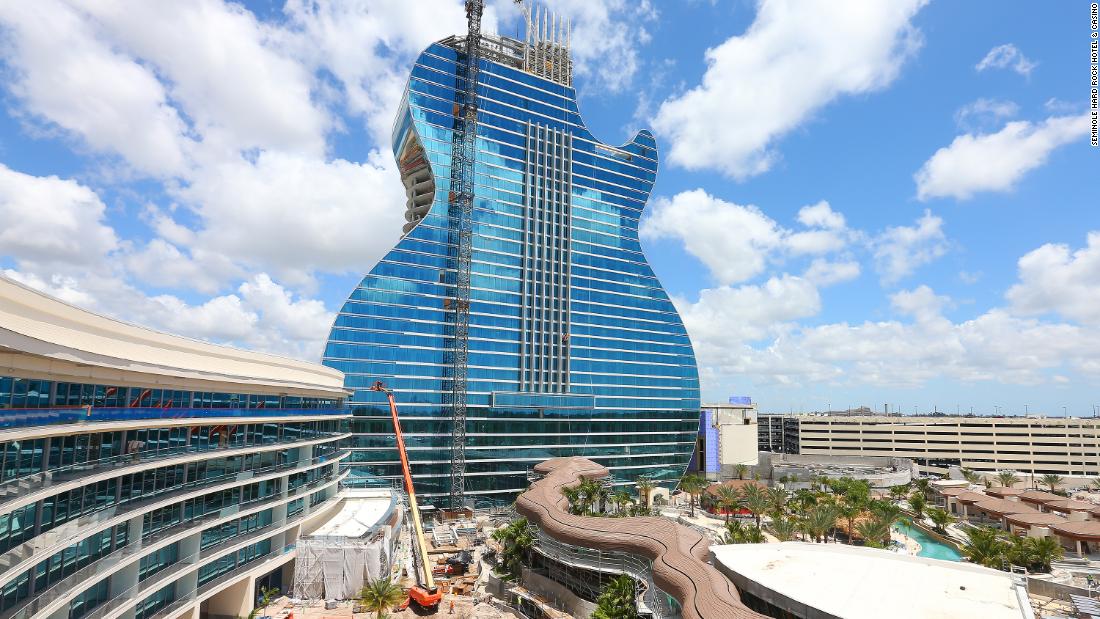 Hard Rock will open a guitarshaped hotel in Hollywood, Florida CNN