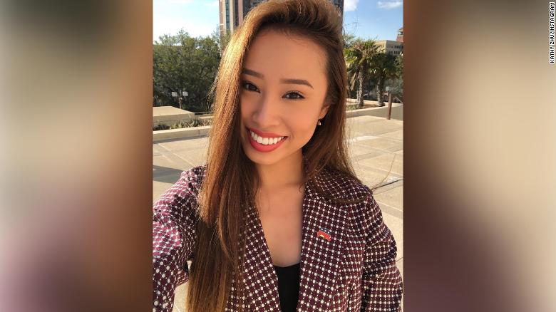 Kathy Zhu is vice president of the University of Michigan&#39;s College Republicans. 