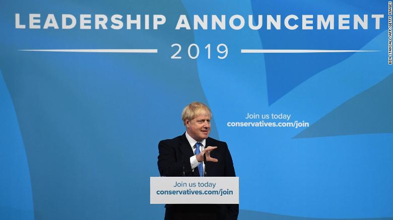 Boris Johnson elected as head of UK's Conservative party