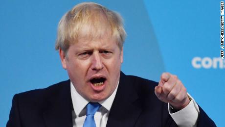 LONDON, ENGLAND - JULY 23: Newly elected British Prime Minister Boris Johnson speaks during the Conservative Leadership announcement at the QEII Centre on July 23, 2019 in London, England. After a month of hustings, campaigning and televised debates the members of the UK&#39;s Conservative and Unionist Party have voted for Boris Johnson to be their new leader and the country&#39;s new Prime Minister, replacing Theresa May. (Photo by Jeff J Mitchell/Getty Images)