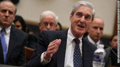 WASHINGTON, DC - JULY 24: Former Special Counsel Robert Mueller testifies before the House Judiciary Committee about his report on Russian interference in the 2016 presidential election in the Rayburn House Office Building July 24, 2019 in Washington, DC. Mueller, along with former Deputy Special Counsel Aaron Zebley, will later testify before the House Intelligence Committee in back-to-back hearings on Capitol Hill. (Photo by Chip Somodevilla/Getty Images)