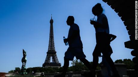 Temperatures of 42 C are expected in Paris on Thursday.