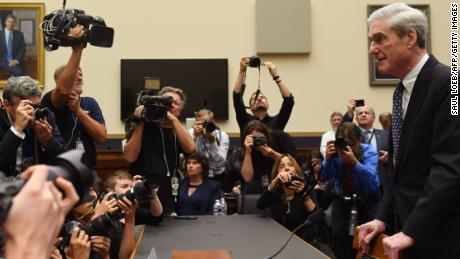 Former Special Counsel Robert Mueller arrives to testify about his Report on the Investigation into Russian Interference in the 2016 Presidential Election during a House Select Committee on Intelligence hearing on Capitol Hill.