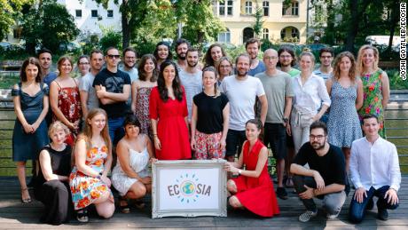 Berlin-based Ecosia employs 35 people to run its business.