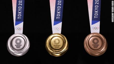 This is what the Tokyo 2020 Olympics medals will look like