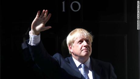 Britain&#39;s new Prime Minister, Boris Johnson, enters Downing Street, in London, Britain July 24, 2019. REUTERS/Hannah McKay