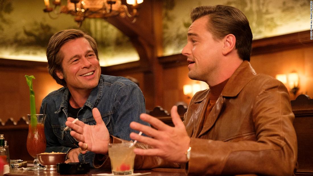 Brad Pitt and Leonardo DiCaprio star in "Once Upon a Time in Hollywood." 