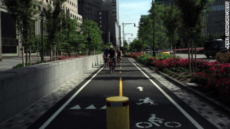 dedicated bike lanes