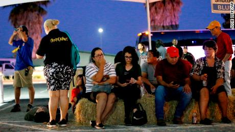 Festival attendees were transported to a reunification center at Gavilan College following the shooting.