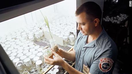 NASA testing lunar samples.