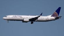 BURLINGAME, CALIFORNIA - MARCH 13: A United Airlines Boeing 737 Max 9 aircraft lands at San Francisco International Airport on March 13, 2019 in Burlingame, California. The United States has followed countries around the world and has grounded all Boeing 737 Max aircraft following a crash of an Ethiopia Airlines 737 Max 8.  (Photo by Justin Sullivan/Getty Images)