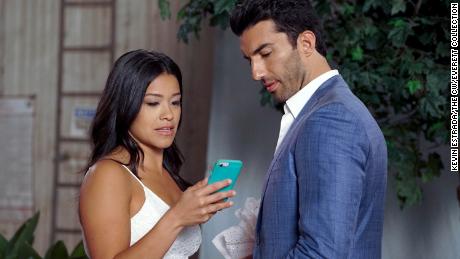 Gina Rodriguez and Justin Baldoni in &quot;Jane the Virgin,&quot; which is wrapping its final season.