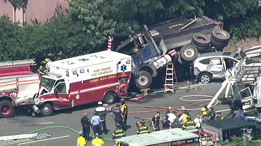 Dump Truck Strikes Two State Troopers And Multiple Pedestrians In New