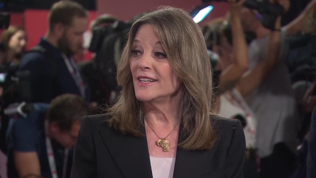 Marianne Williamson Was The Most Searched Debate Member She Explains What Sets Her Apart Cnn 