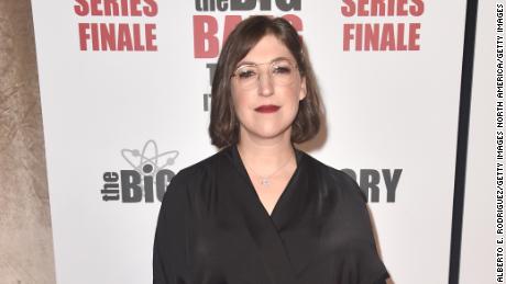 Mayim Bialik attends the series finale party for CBS'  