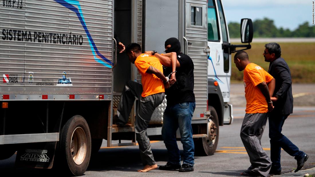 Prisoners allegedly involved in a prison riot in Altamira were being transferred to a different facility.