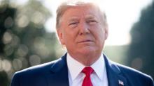 US President Donald Trump speaks to the media prior to departing from the South Lawn of the White House in Washington, DC, July 30, 2019, as he travels to the 400th anniversary of Jamestown. (Photo by SAUL LOEB / AFP) 