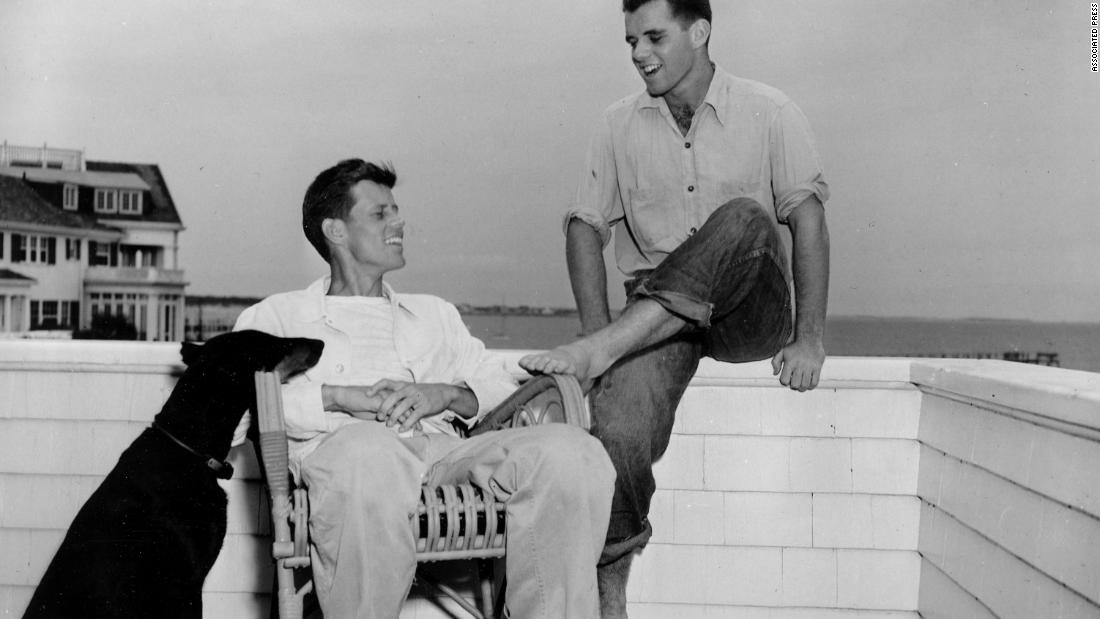 John, left, and Robert hang out with dog Mo at the Hyannis Port compound in 1946. John, of course,&lt;a href=&quot;http://www.cnn.com/2016/02/25/politics/gallery/kennedy-life-and-career/index.html&quot; target=&quot;_blank&quot;&gt; went on to become President&lt;/a&gt; after serving in the Senate. Robert, aka Bobby, was a US senator and US attorney general &lt;a href=&quot;https://www.cnn.com/interactive/2018/06/politics/robert-f-kennedy-assassination-cnnphotos/&quot; target=&quot;_blank&quot;&gt;who was assassinated&lt;/a&gt; while running for president in 1968.