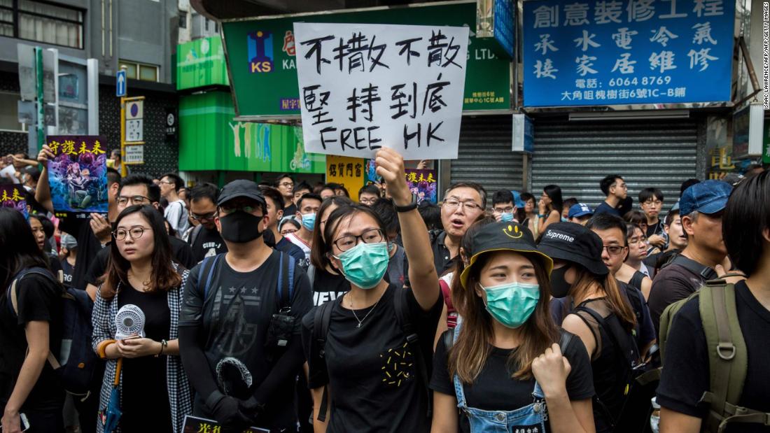 Live updates: Riot police fire tear gas to disperse Hong ...
