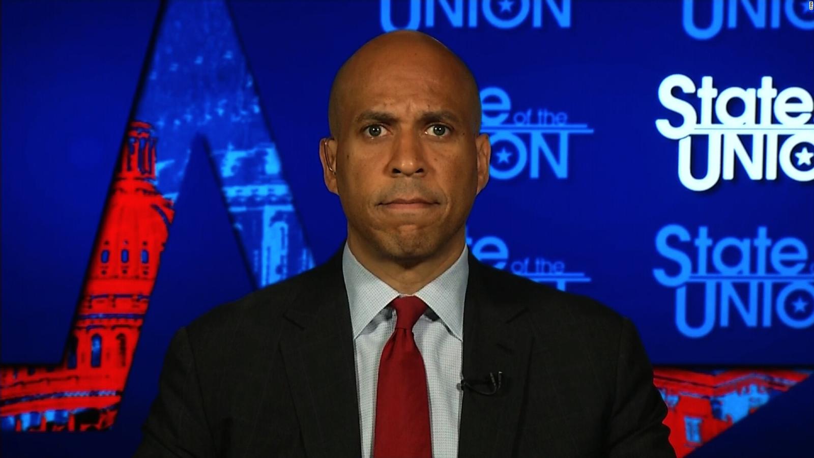 Cory Booker Donald Trump Is Responsible For This Cnn Video