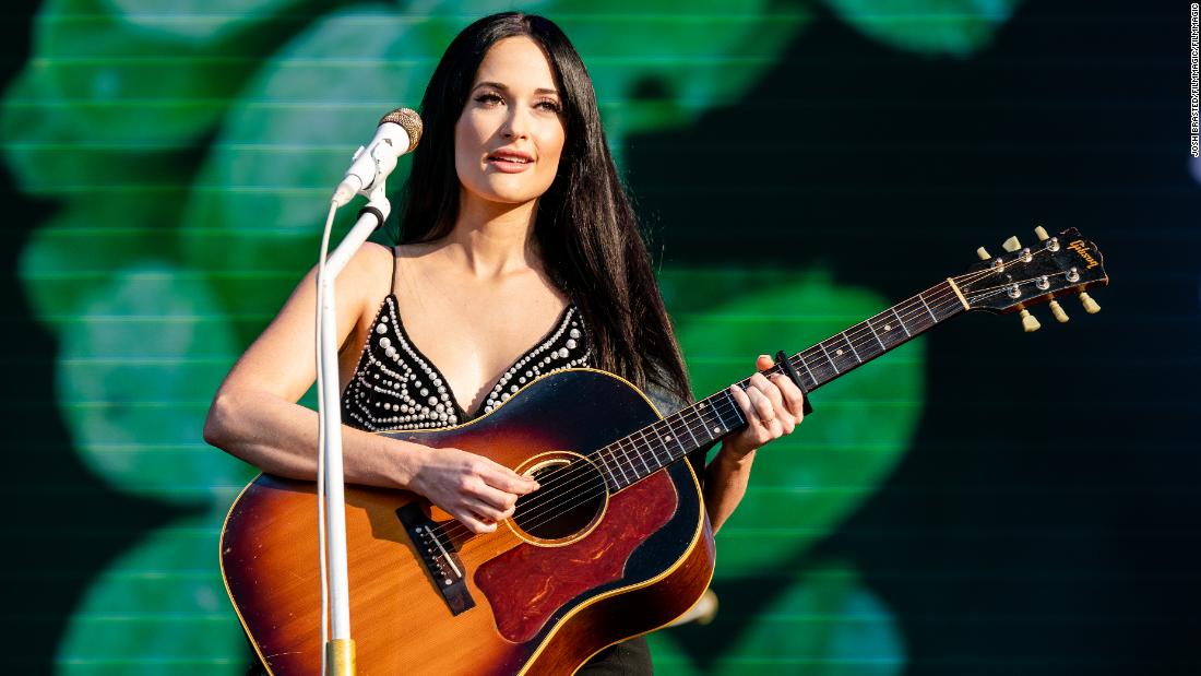 Kacey Musgraves performs at the Lollapalooza Music Festival at Grant Park on Sunday in Chicago, Illinois. (Photo by Josh Brasted/FilmMagic)