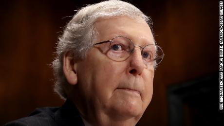 Pressure for the Senate to act on guns follows McConnell home to Kentucky