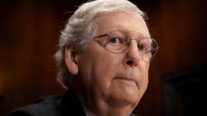 WASHINGTON, DC - JULY 31: Senate Majority Leader Mitch McConnell (R-KY) attends a Senate Judiciary Committee hearing for Kenneth Charles Canterbury Jr.  and judicial nominees July 31, 2019 in Washington, DC. The committee met to hear testimony on Canterbury's nomination as the Director of the Bureau of Alcohol, Tobacco, Firearms, and Explosives, and the nomination of four federal judges.  (Photo by Win McNamee/Getty Images)