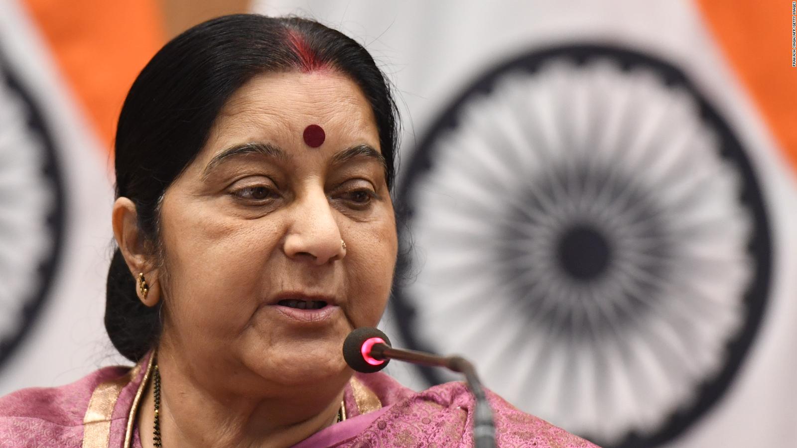 Sushma Swaraj Indias Former Foreign Minister Dies Age 67 Cnn 9294